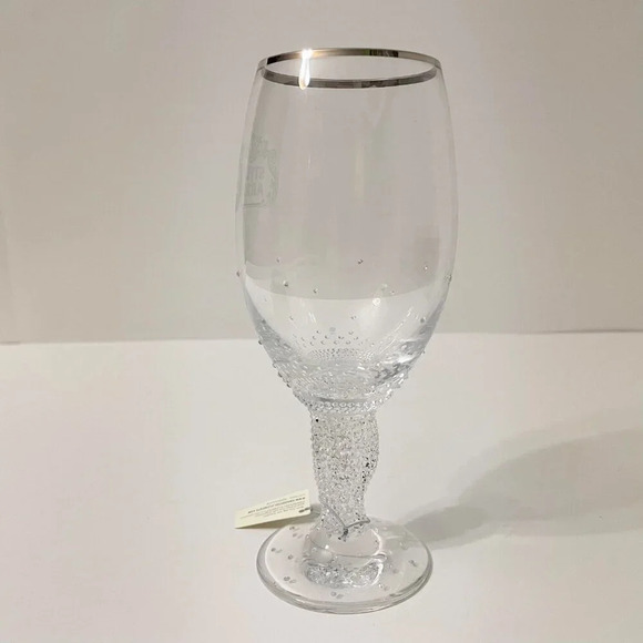Swarovski Crystal Stella Artois Chalice Goblet Glass Limited Edition Worn Box - Picture 14 of 16